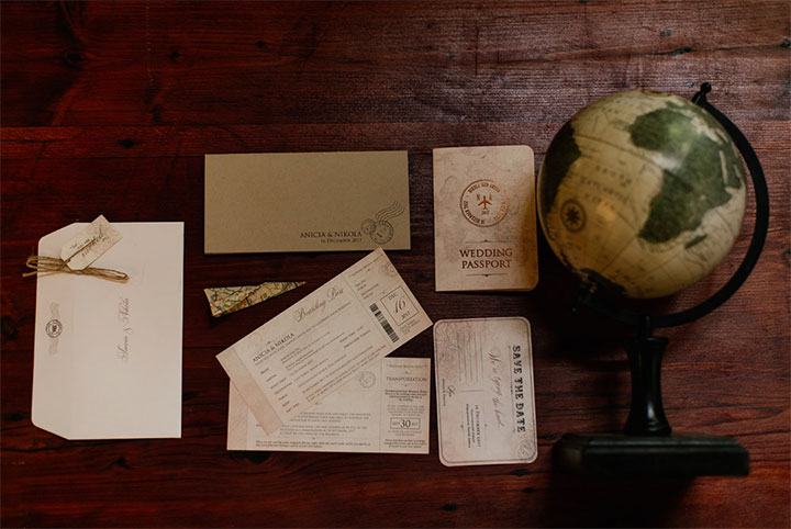 Travel Themed Summer Wedding In South Africa