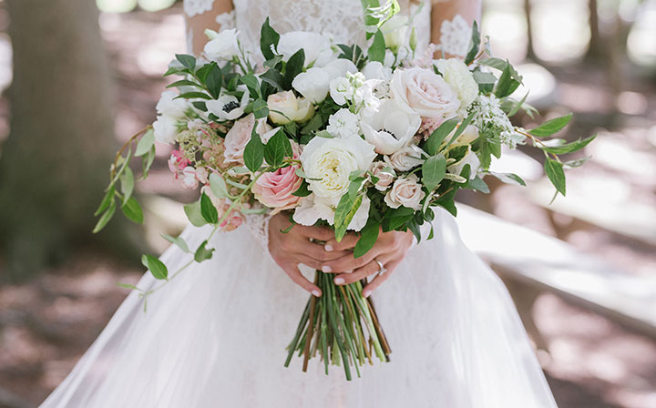 Soft & Romantic Summer Wedding Florals