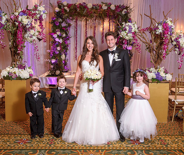 Fairy Tale Wedding With Touches of Plum, Ivory & Gold