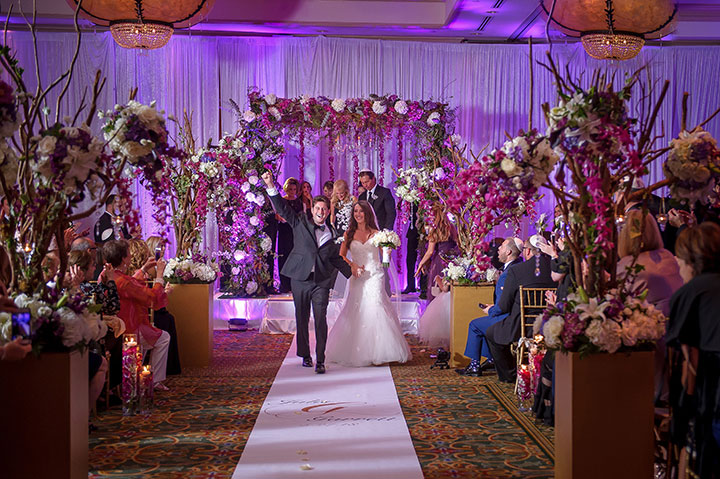Fairy Tale Wedding With Touches of Plum, Ivory & Gold