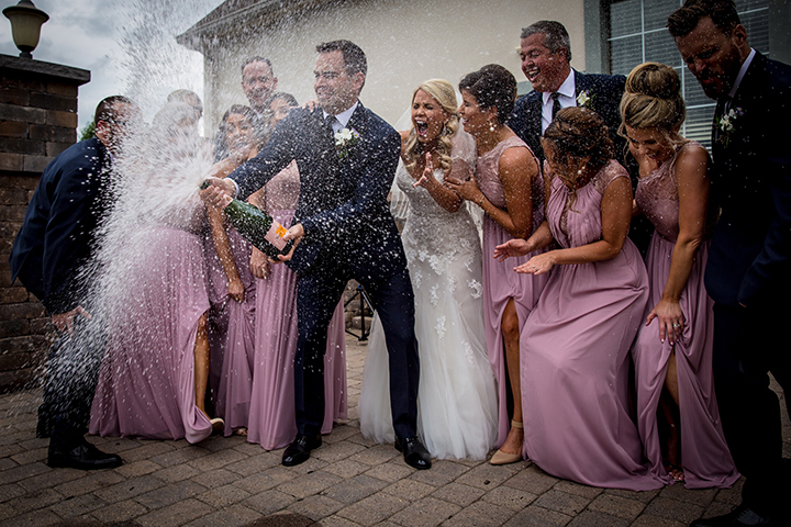 Adorable Bride Wears Sophia Tolli "Prinia" For Her Summer Wedding
