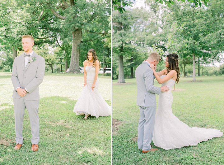 July Bride Looks Phenomenal In Fit & Flare Sophia Tolli "Alouette"