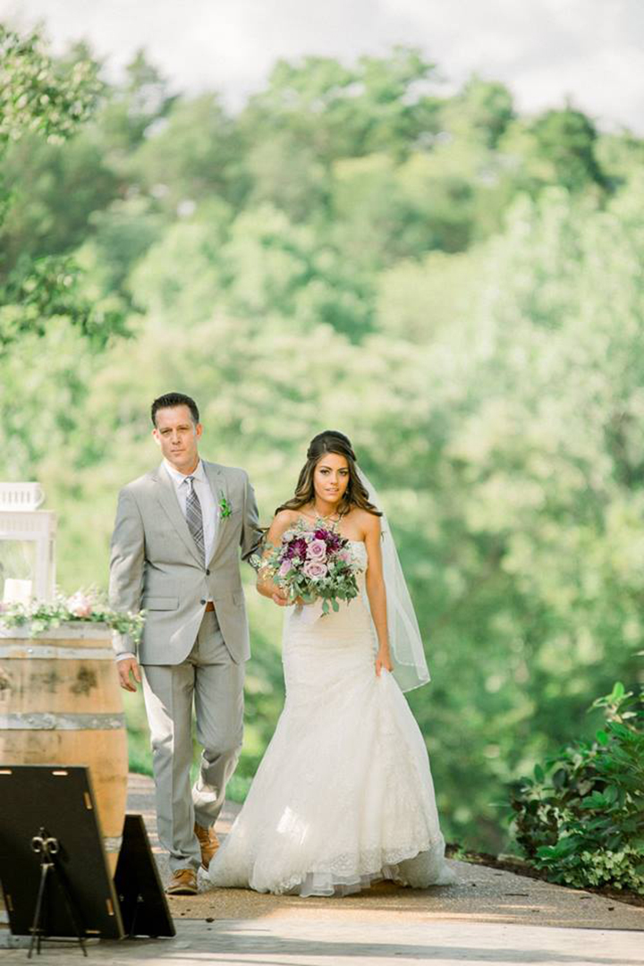 July Bride Looks Phenomenal In Fit & Flare Sophia Tolli "Alouette"