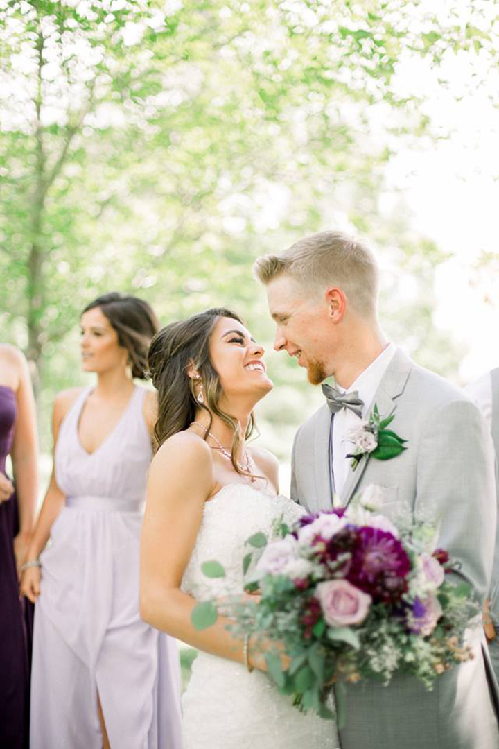 July Bride Looks Phenomenal In Fit & Flare Sophia Tolli "Alouette"