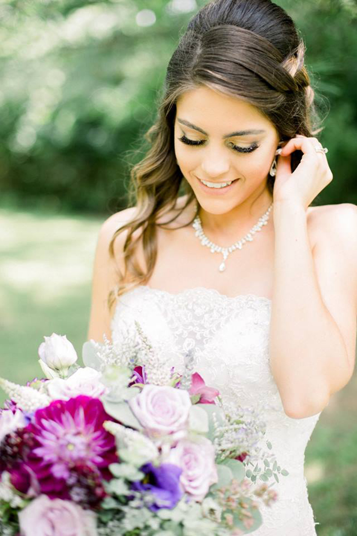 July Bride Looks Phenomenal In Fit & Flare Sophia Tolli "Alouette"