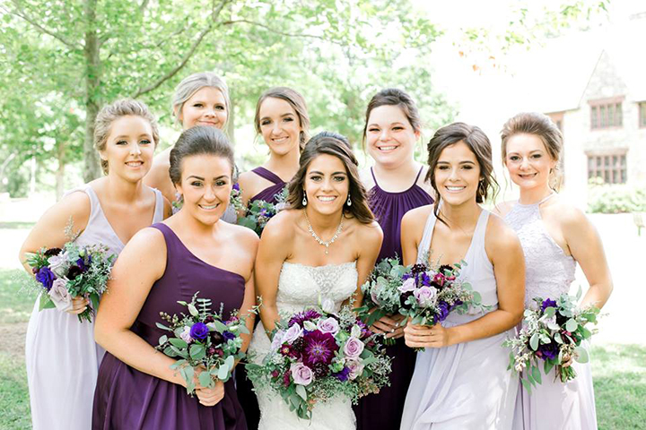 July Bride Looks Phenomenal In Fit & Flare Sophia Tolli "Alouette"