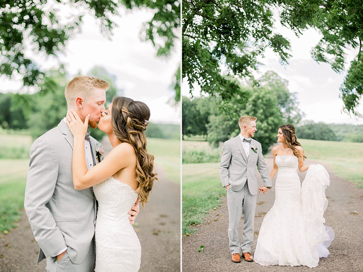 July Bride Looks Phenomenal In Fit & Flare Sophia Tolli "Alouette"