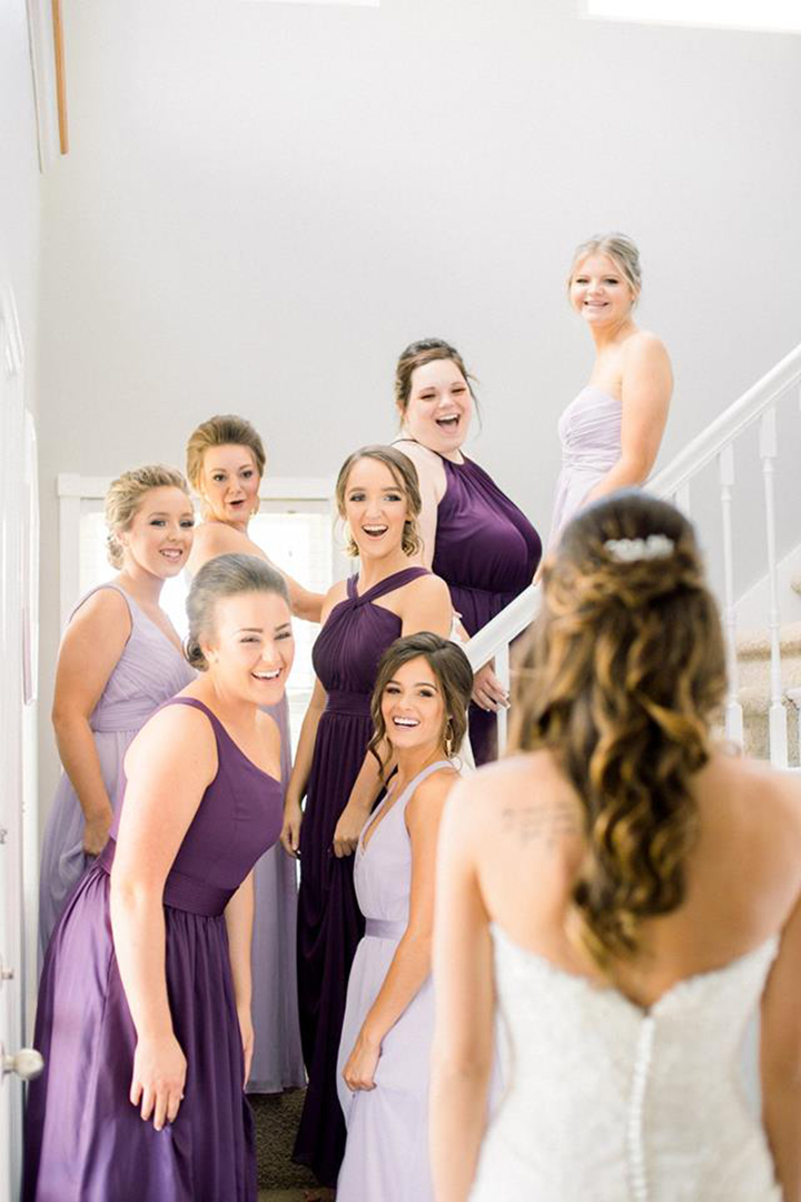 July Bride Looks Phenomenal In Fit & Flare Sophia Tolli "Alouette"