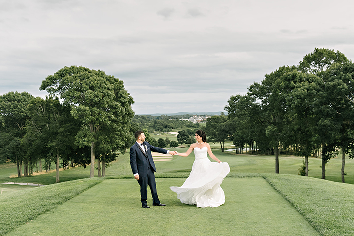 Feeling Beautiful In Paris Satin A-Line Gown by Sophia Tolli