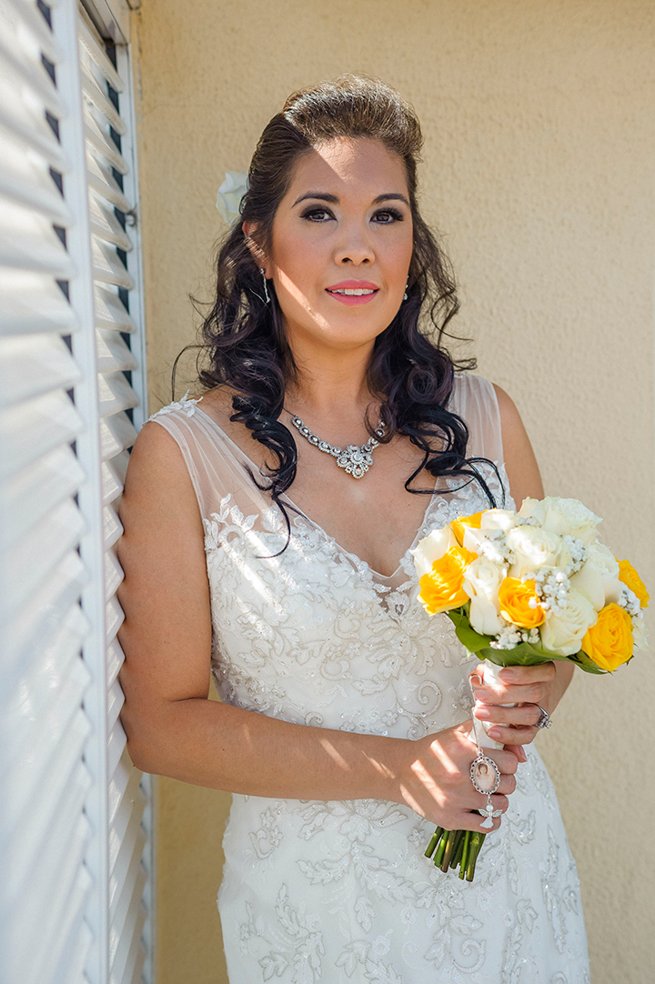 Elegant Bride Wears Sophia Tolli "Monaco" To Her Wedding In Madrid