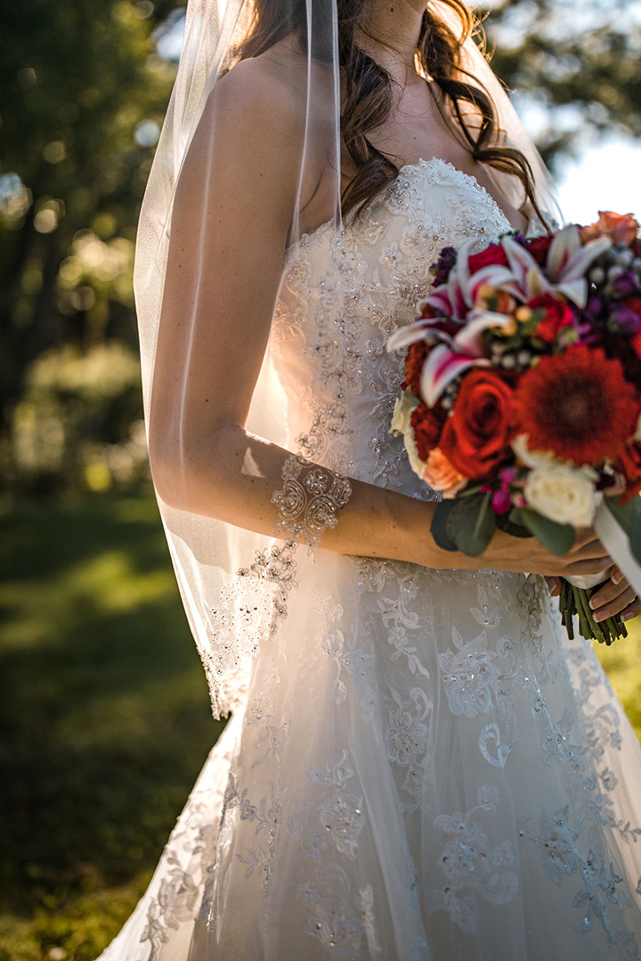 Wearing Sophia Tolli And Feeling "Like The Most Special Bride"