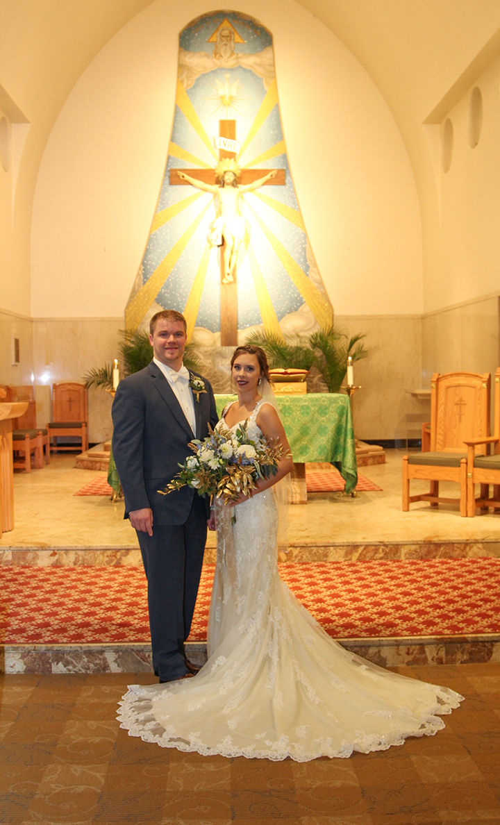 Looking Lovely In Sophia Tolli's Fit & Flare Gown