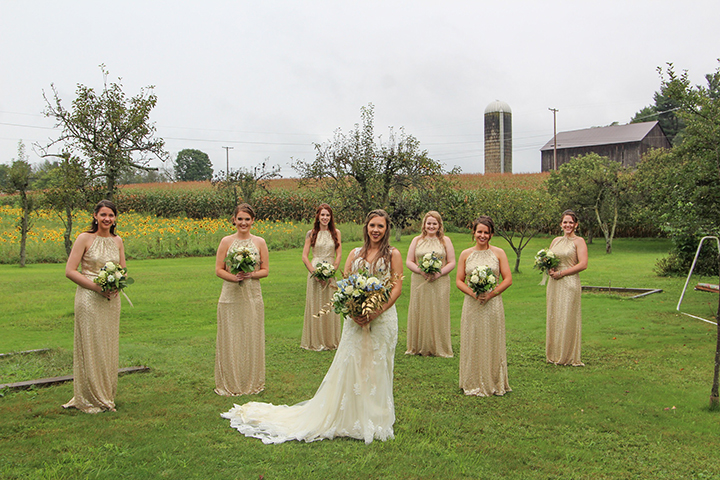 Looking Lovely In Sophia Tolli's Fit & Flare Gown