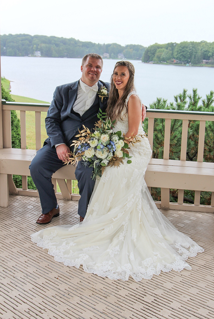 Looking Lovely In Sophia Tolli's Fit & Flare Gown