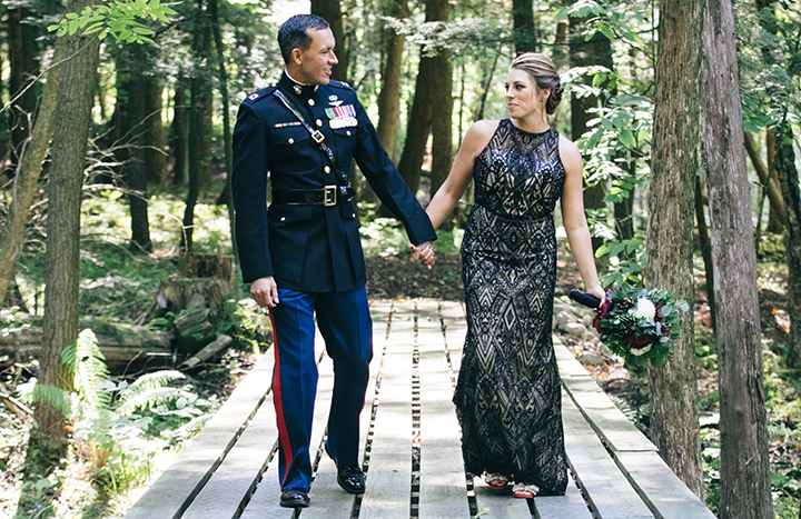 Beaded Black Beauty "Raven" Was "IT" For This Daring Bride
