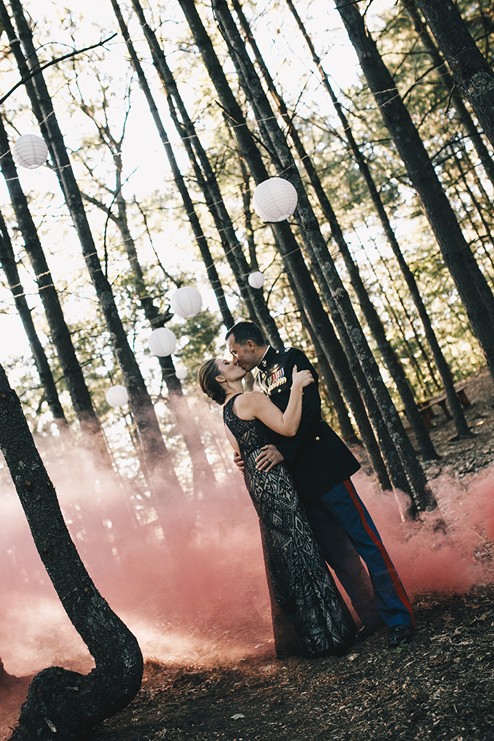 Beaded Black Beauty "Raven" Was "IT" For This Daring Bride