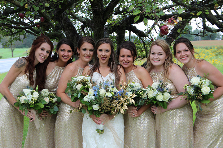 Looking Lovely In Sophia Tolli's Fit & Flare Gown