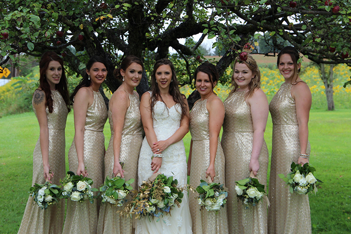 Looking Lovely In Sophia Tolli's Fit & Flare Gown