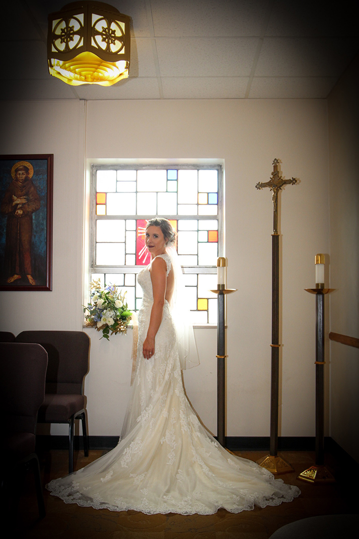 Looking Lovely In Sophia Tolli's Fit & Flare Gown