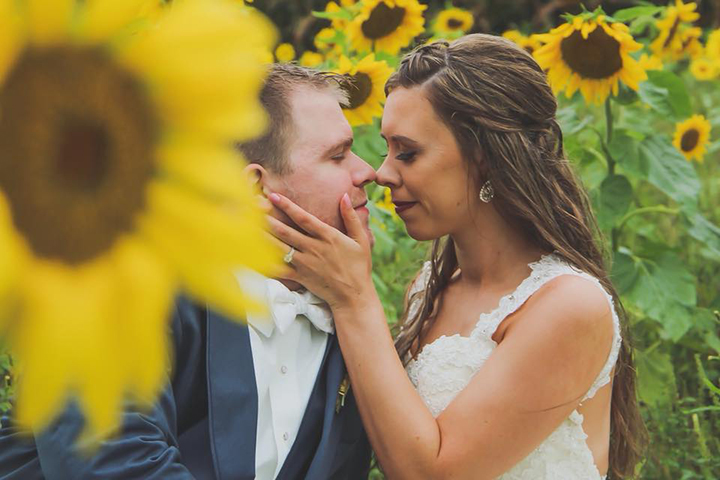 Looking Lovely In Sophia Tolli's Fit & Flare Gown