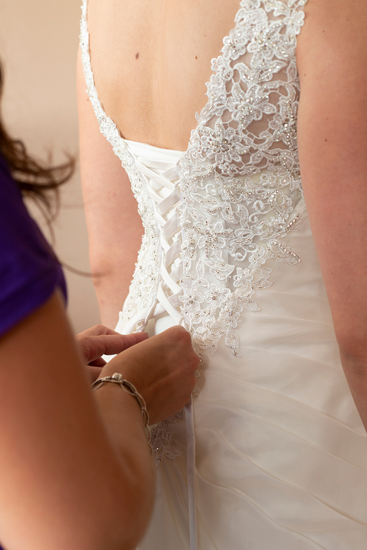 Finding "The Dress" In Sophia Tolli's Asymmetrically Draped Organza Gown