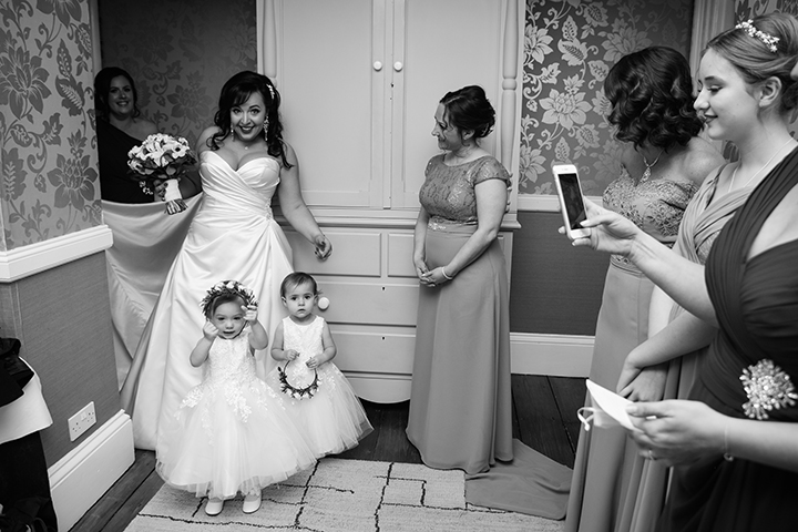 Old Hollywood Glamour For This Bride Wearing Sophia Tolli "Desiree" 