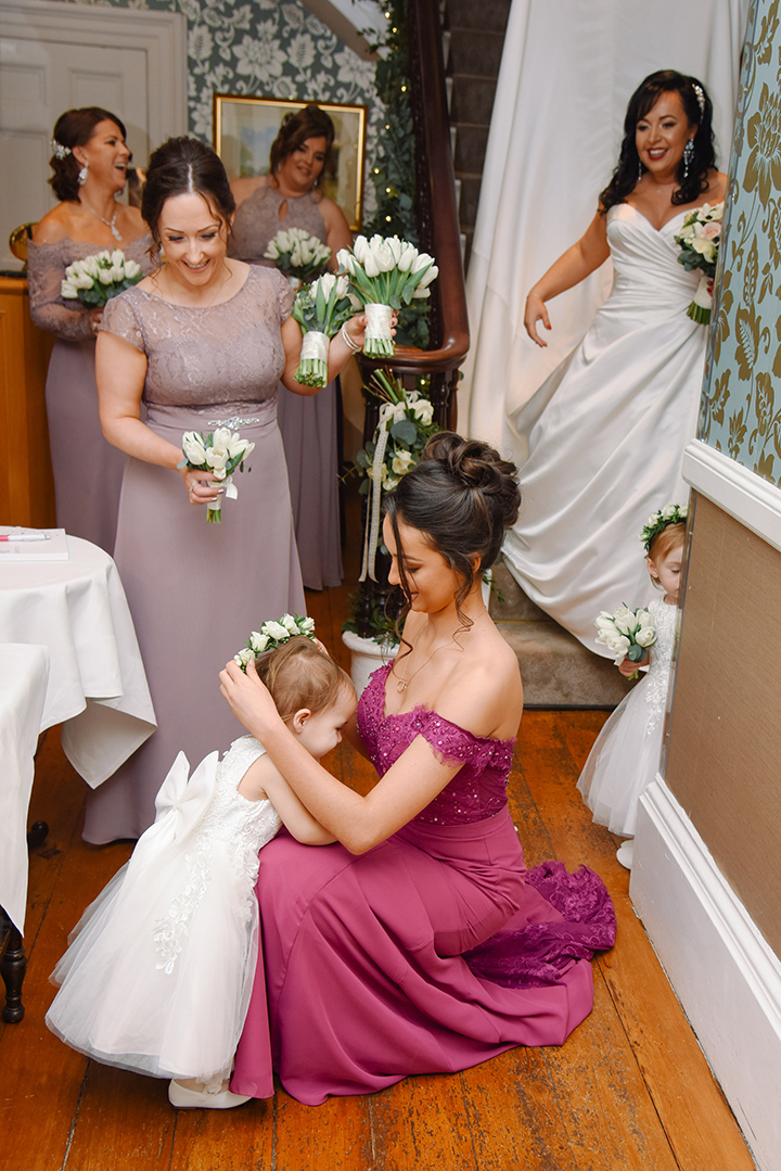 Old Hollywood Glamour For This Bride Wearing Sophia Tolli "Desiree" 