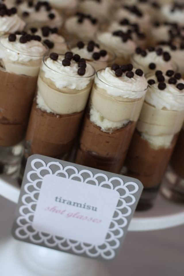 15 Delicious Shot Glass Wedding Dessert Ideas ~ we ♥ this! moncheribridals.com