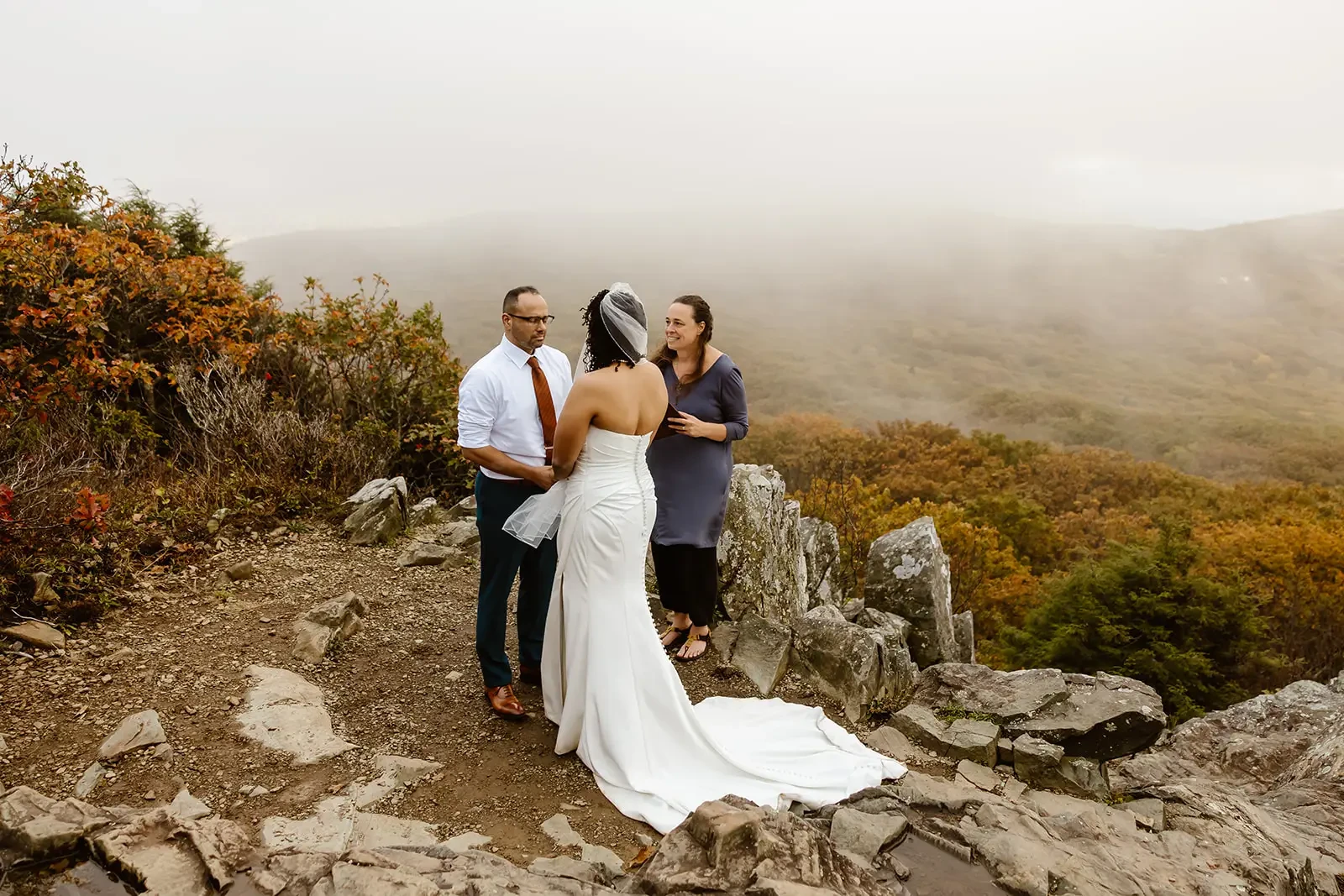 image shows our real bride and her husband on their wedding day