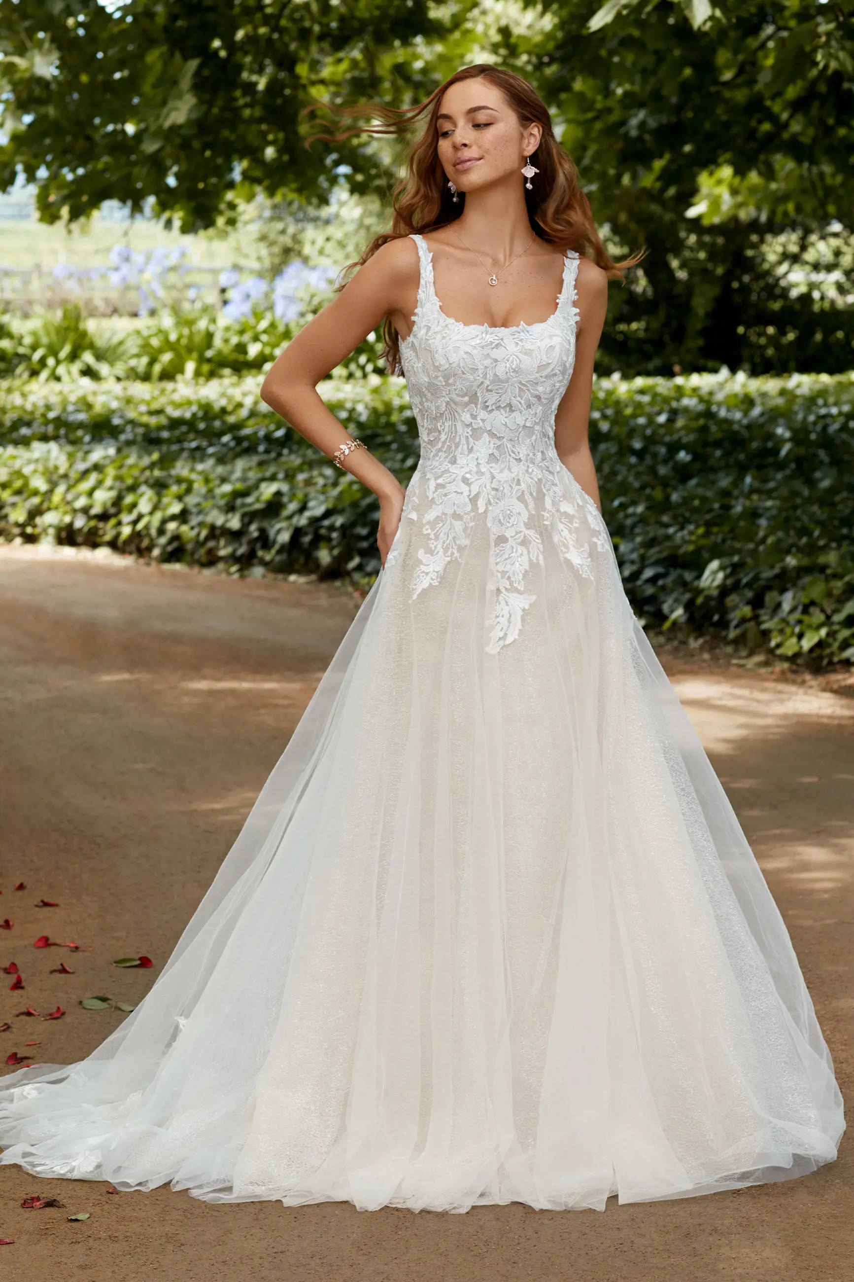 Ultra-Comfortable A-Line Wedding Dress Darcy $1 autoplay mute thumbnail