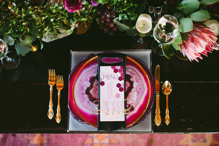 Agate & Geode Wedding Ideas Desktop Image