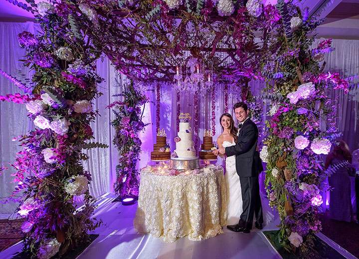 Fairy Tale Wedding With Touches of Plum, Ivory & Gold Desktop Image