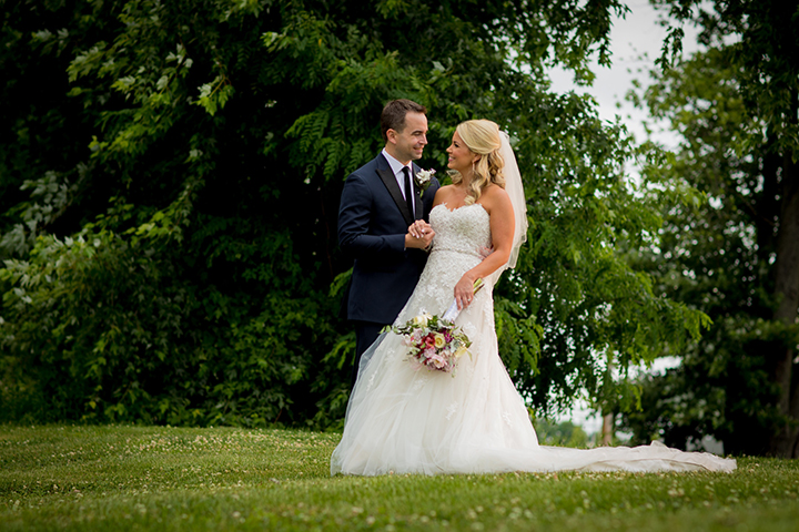 Adorable Bride Wears Sophia Tolli "Prinia" For Her Summer Wedding Desktop Image