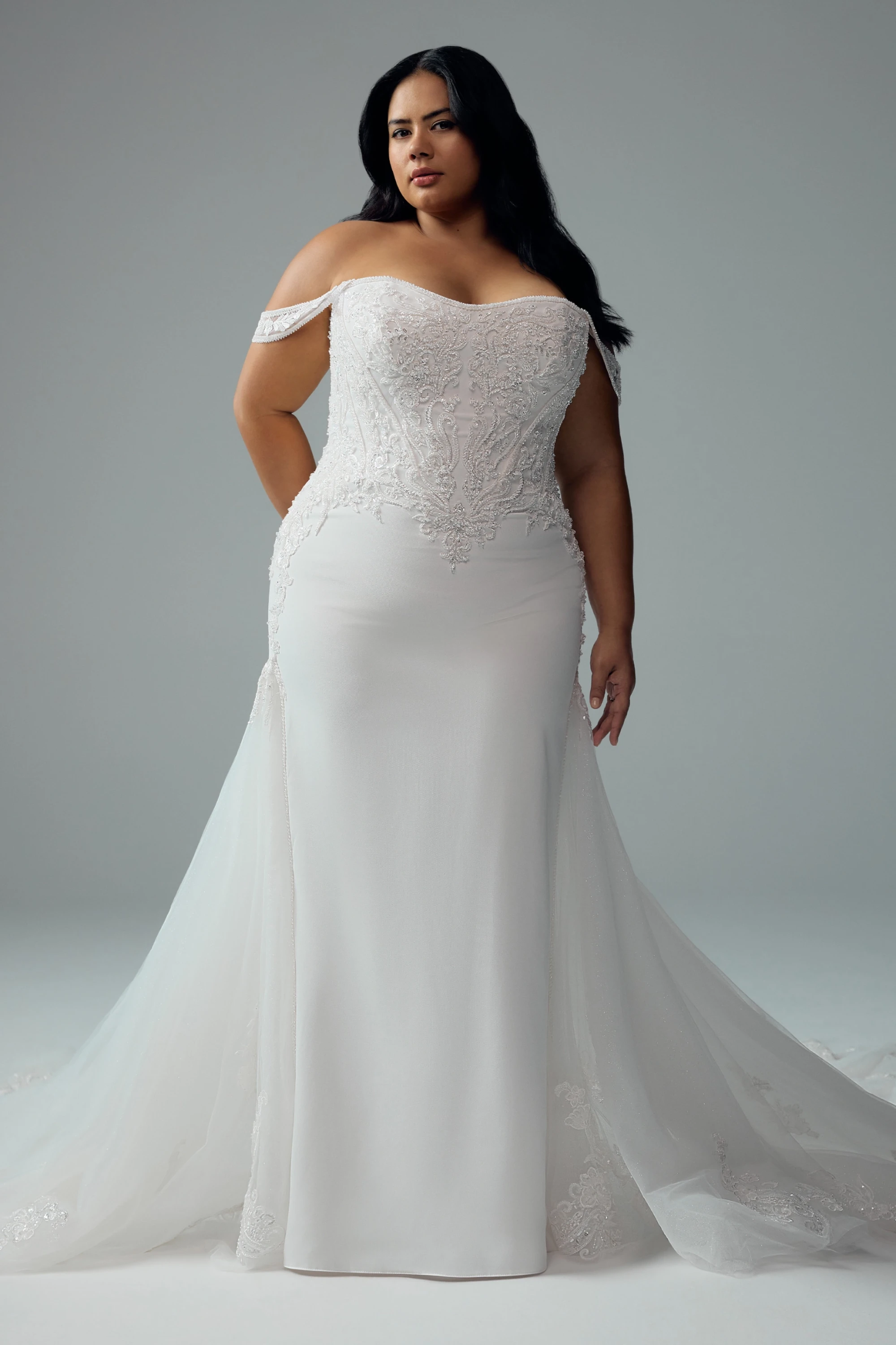 Crepe Bridal Gown with Modern Aesthetic | Sophia Tolli Mila ST652SB