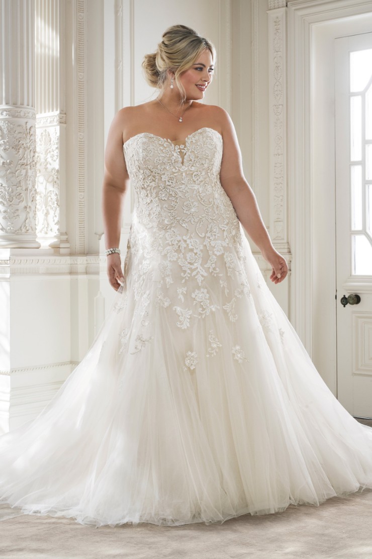 Corset Wedding Dress with Detachable Halter Neck Adonia #1 picture