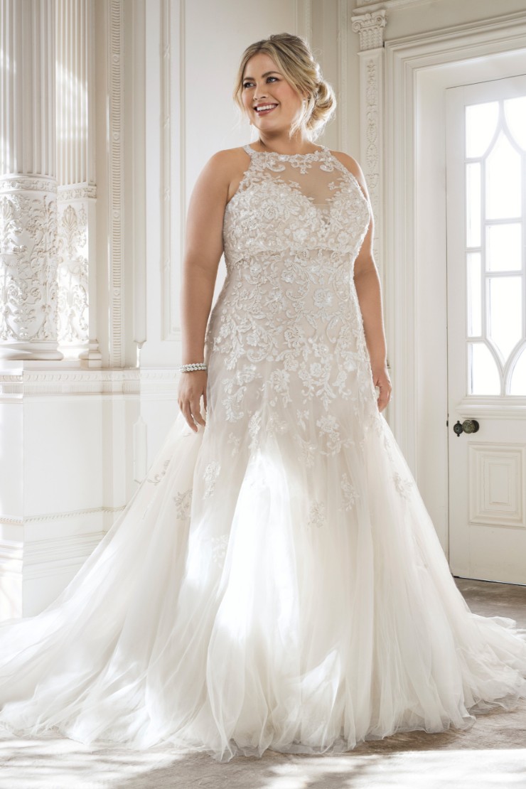 Corset Wedding Dress with Detachable Halter Neck Adonia #0 default picture