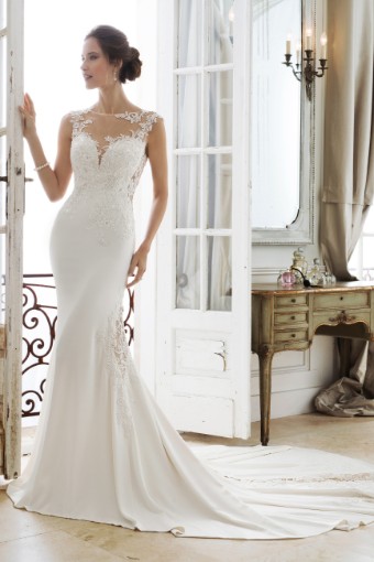 Stunning Illusion Lace Back Wedding Gown Ixion $0 default thumbnail