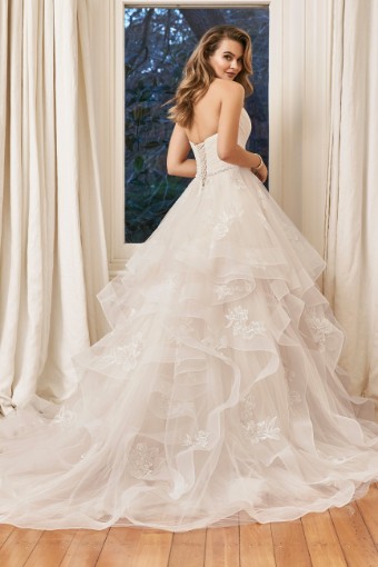 Strapless Bridal Ball Gown with Asymmetrical Layers Rylee $1 thumbnail