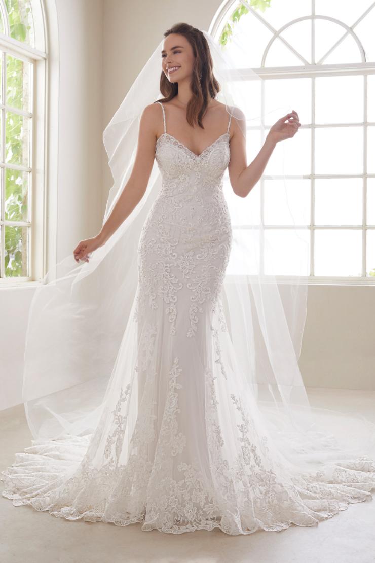 Sexy Lace Wedding Gown with Low Back Aquamarine