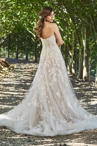 Romantic Floral A-Line Wedding Gown Rosa $3 thumbnail