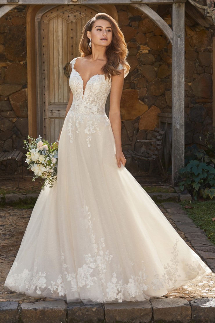 Sparkling Romantic A-Line Wedding Dress Alannah Thumbnail Image