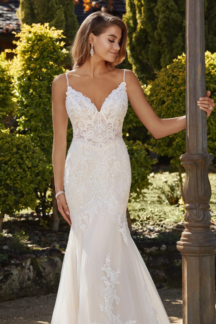 Glamorous Mermaid Gown with Beaded Back Carmen #$1 picture