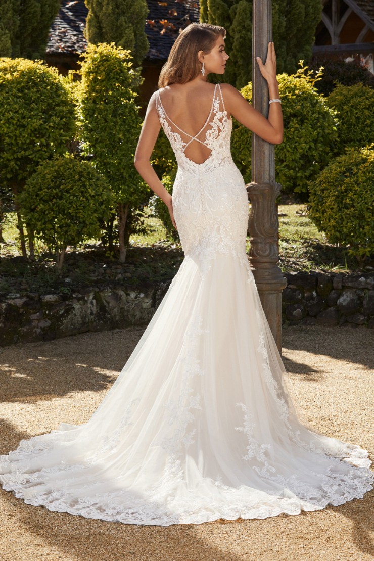 Glamorous Mermaid Gown with Beaded Back Carmen #$1 picture