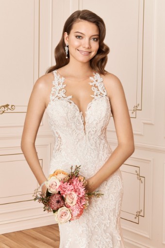 Show-Stopping Lace Gown with Feature Train Megan $3 thumbnail