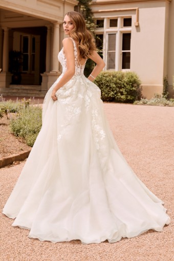 Floral-Inspired Bohemian A-Line Wedding Dress Evelyn $1 thumbnail