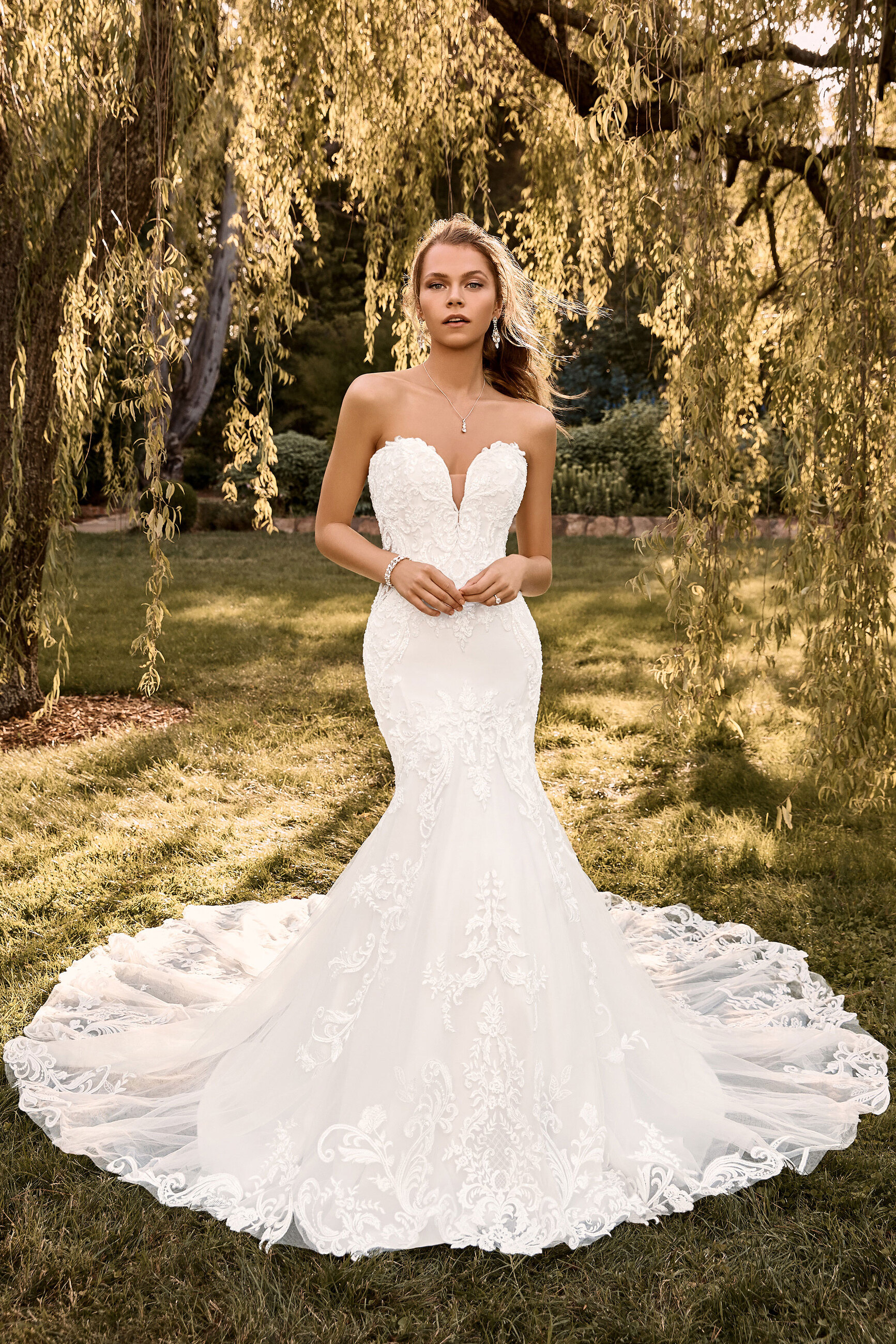 Modern Textured Mermaid Wedding Dress with Beading | Sophia Tolli