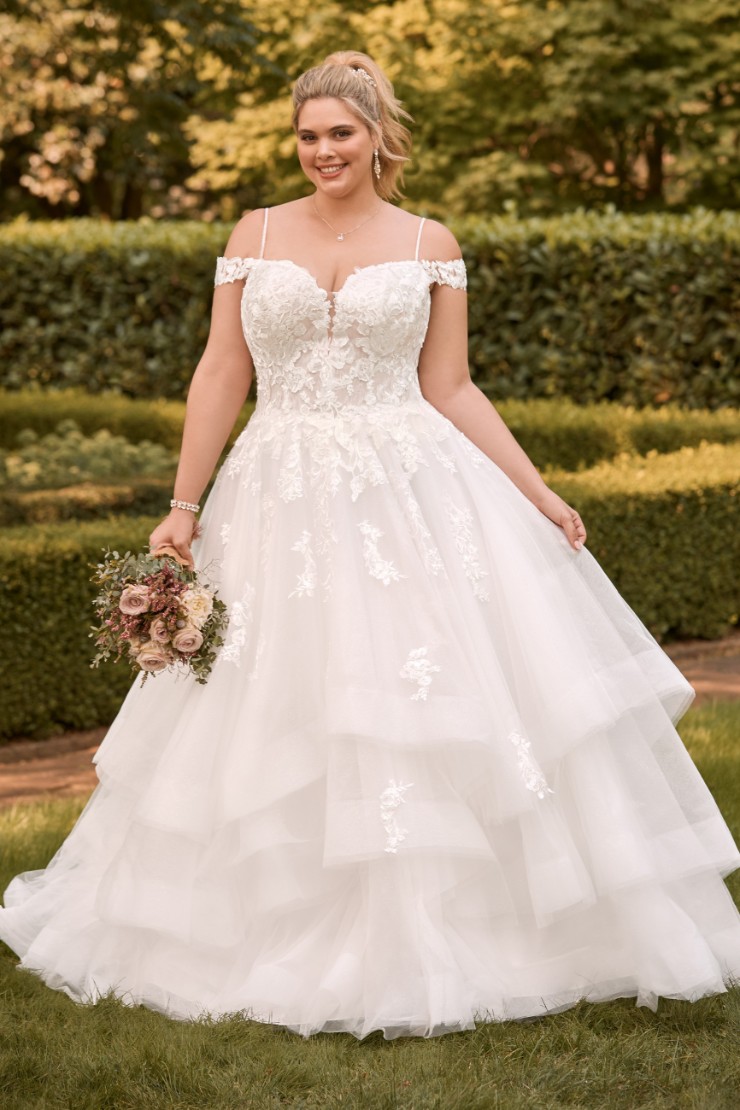 Floral Princess Gown with Dreamy Shimmer Maddie #$4 picture