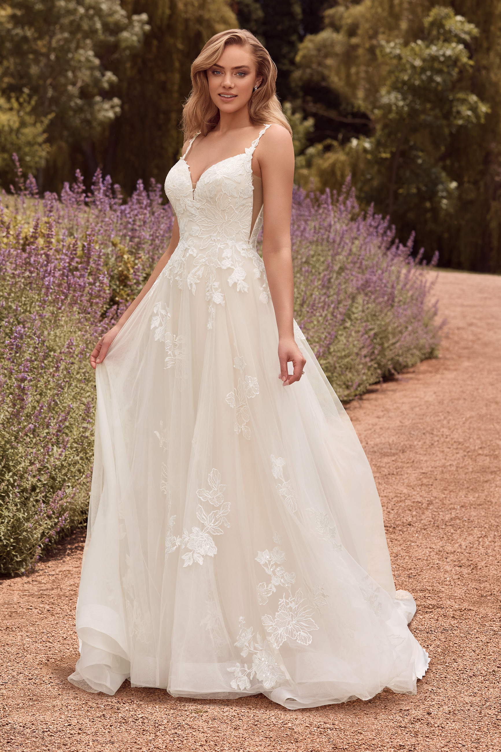 Whimsical Floral A-Line Wedding Dress | Sophia Tolli Hudson Y22180