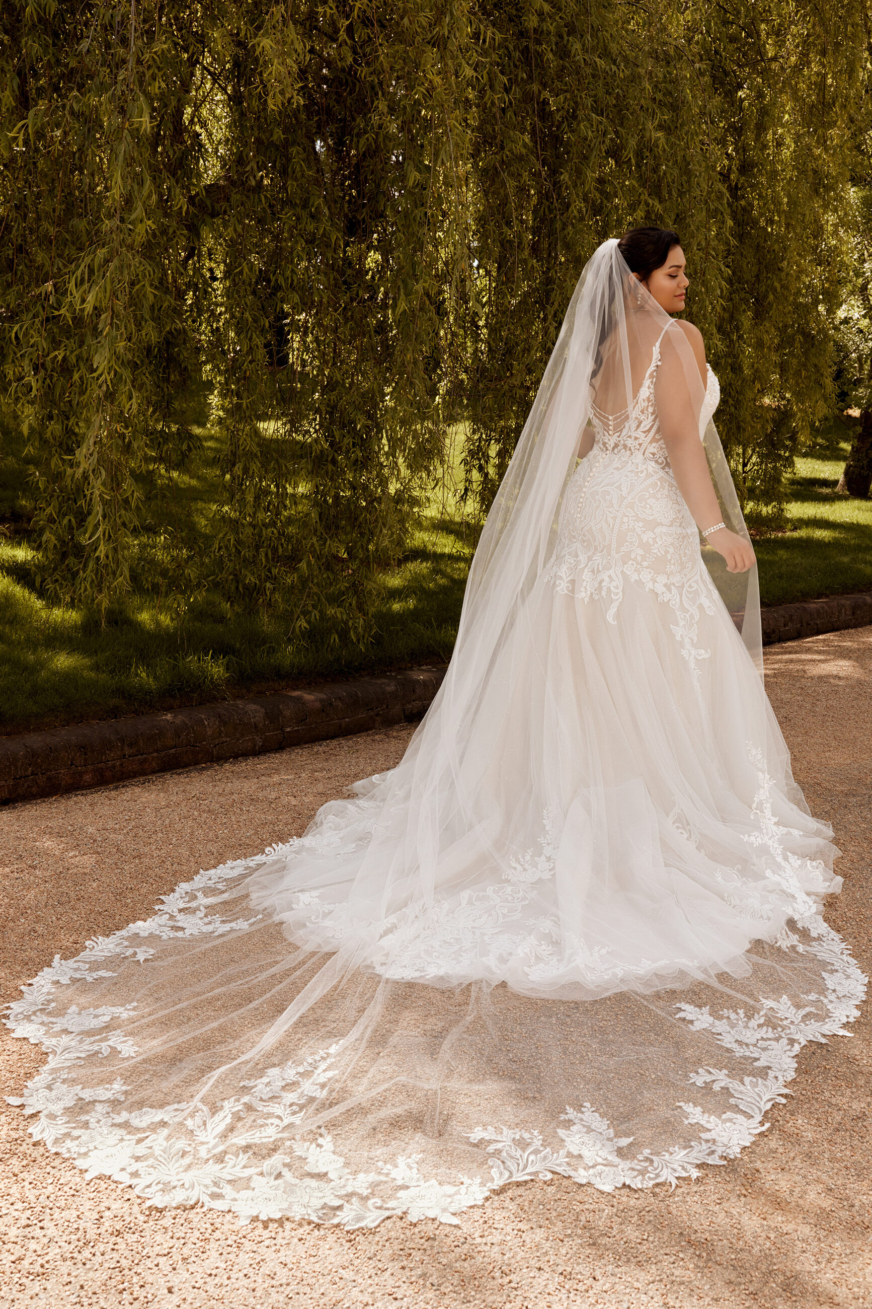 Modern Mermaid Wedding Dress with Sheer Back | Sophia Tolli