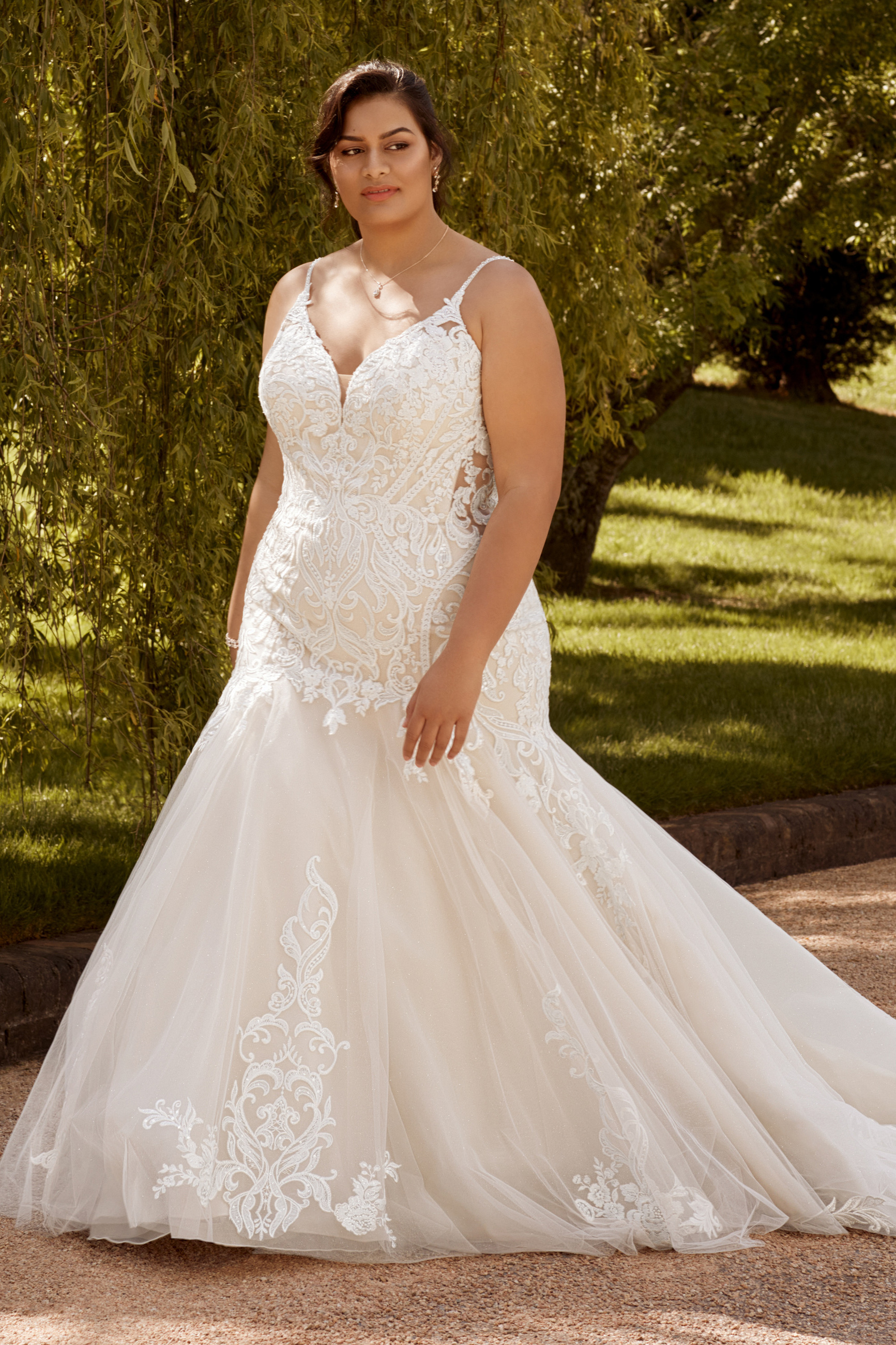 Modern Mermaid Wedding Dress with Sheer Back | Sophia Tolli